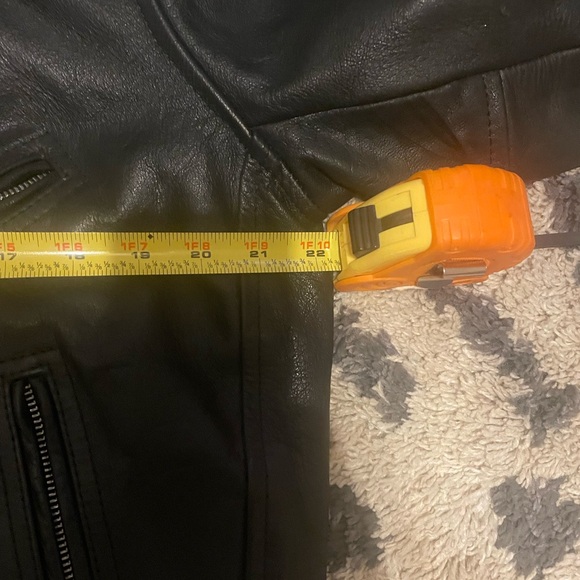 Motorcycle jacket black leather Wilson’s leather vintage - Picture 12 of 15